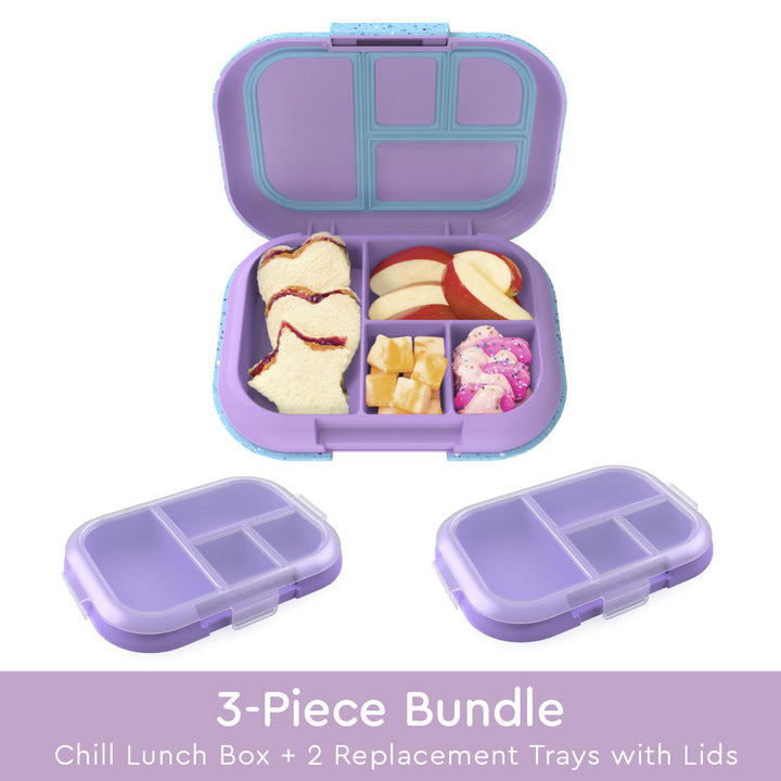 Bentgo Chill Kids Lunch Box & 2 Extra Trays with Lids Y0