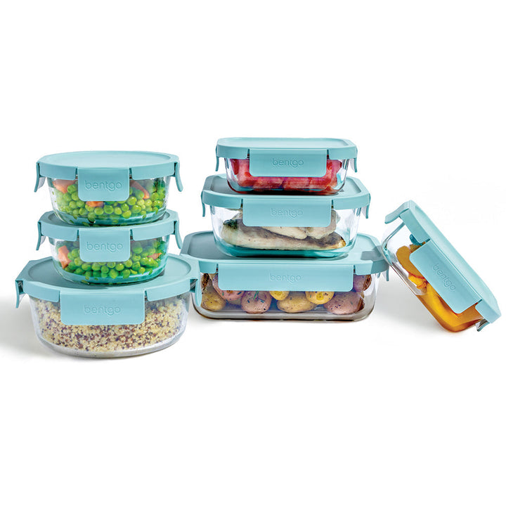 Bentgo Glass Leak-Proof Food Storage Set (14-Piece) Z2