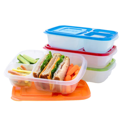 Bentgo Easyboxes 3-Compartment Food Containers 8-Piece Set - Classic
