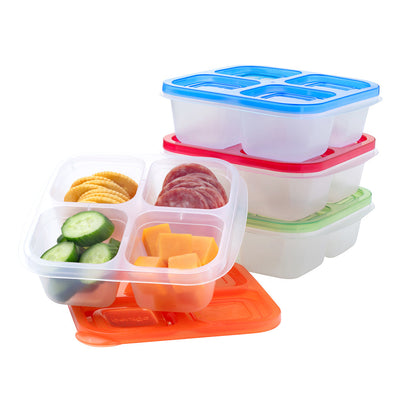 Bentgo Easyboxes 4-Compartment Snack Containers 8-Piece Set - Classic