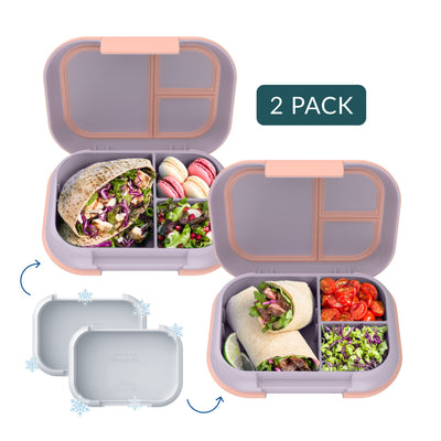 Bentgo Chill Max Lunch Box (2-Pack) - Lavender and Peach
