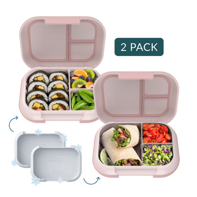 Bentgo Chill Max Lunch Box (2-Pack) - Pink Cloud and Blush