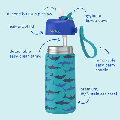 Bentgo Kids Stainless Steel Insulated Water Bottle
