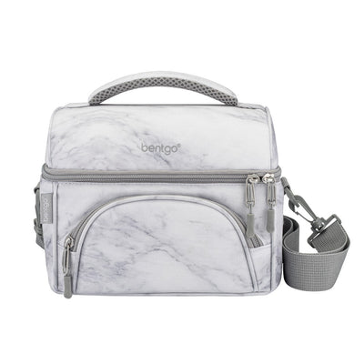 Bentgo Deluxe Lunch Bag - White Marble