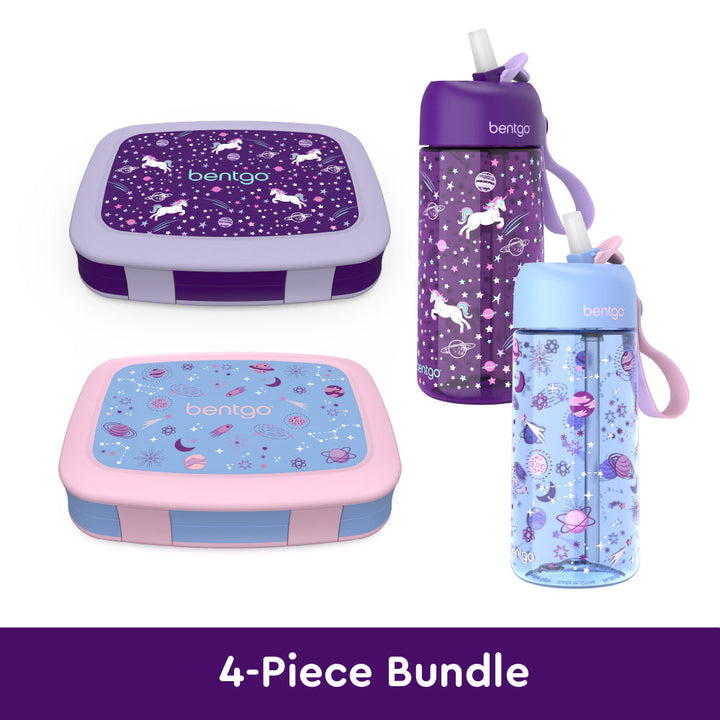 Bentgo Kids Prints Lunch Boxes & Water Bottles N3